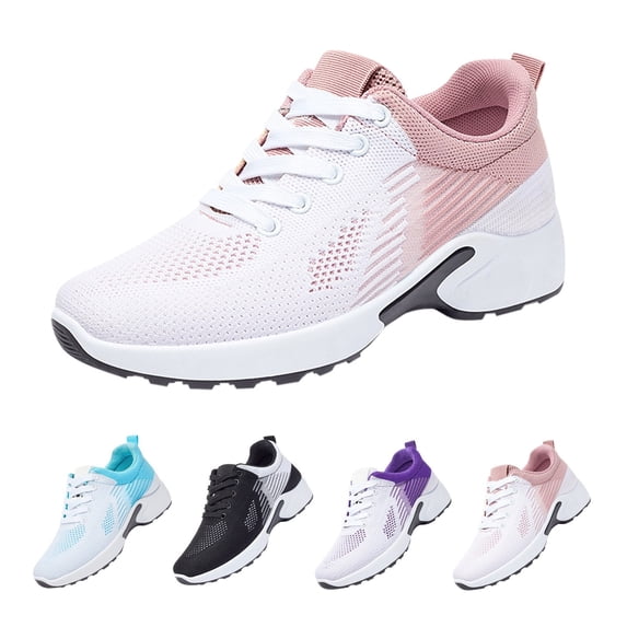 AUDeals Women's Mesh Sneakers Breathable Non Slip Gym Work Fashion Running Shoes Athletic Workout Walking Casual