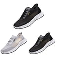 thumbnail image 1 of AUDeals Women's Orthopedic Bowling Shoes, Breathable Mesh Sneakers with Soft Soles for Walking and All Season Wear (Black, 8), 1 of 7