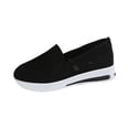 thumbnail image 1 of AUDeals Women’s Orthopedic Casual Shoes Arch Support Breathable Summer Soft Sole Non Slip Comfort Walking Shoes (Black, 6.5), 1 of 6