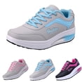 thumbnail image 1 of AUDeals Women's Rocker Sneakers, Platform Walking Shoes with Arch Support for Running and Training (Sky Blue, 8), 1 of 9