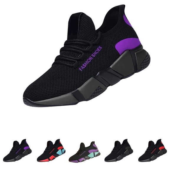 AUDeals Women's Slip On Knit Shoes, Ultra Soft Sole Sneakers with Breathable Comfort, Lightweight for Gym and Casual Running