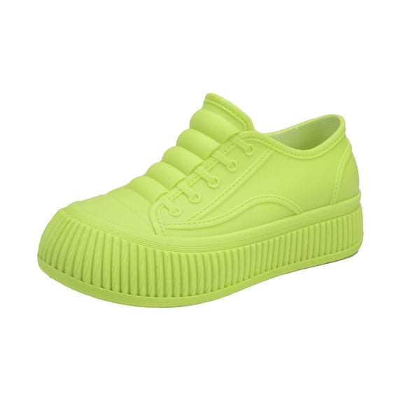 AUDeals Women’s Slip Resistant Leather Oxfords Wide Round Toe Nursing Work Shoes Lightweight Comfortable Business Shoes (Green, 7.5)