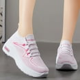 thumbnail image 1 of AUDeals Women's Wide Toe Box Shoes, Extra Wide Air Cushion Sneakers with Lightweight Breathable Comfort for Gym and Training (White, 8), 1 of 5