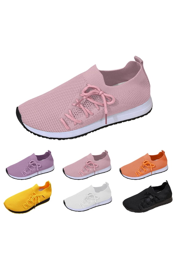 Women's Work Shoes, Lightweight Safety Sneakers with Non Slip Comfort for Warehouse and Travel (RD1, 6)