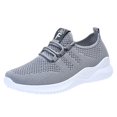thumbnail image 1 of AUDeals Womens Slip On Shoes Ultra Lightweight Breathable Walking Shoes Non Slip Athletic Running Fashion Workout Gym Sneakers (Grey, 7), 1 of 9