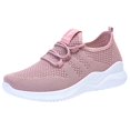 thumbnail image 1 of AUDeals Womens Slip On Shoes Ultra Lightweight Breathable Walking Shoes Non Slip Athletic Running Fashion Workout Gym Sneakers (Pink, 8.5), 1 of 9
