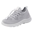 thumbnail image 1 of AUDeals Womens Wide Toe Box Mesh Tennis Shoes Extra Wide Lightweight Non Slip Walking Trainer Shoes (Grey, 7.5), 1 of 8
