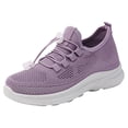 thumbnail image 1 of AUDeals Womens Wide Toe Box Mesh Tennis Shoes Extra Wide Lightweight Non Slip Walking Trainer Shoes (Purple, 7.5), 1 of 8