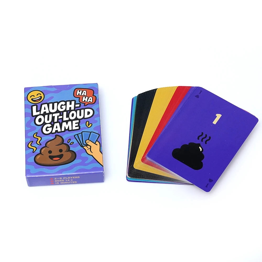 AUGH-OUT-LOUD GAME Card Game Hilarious Bathroom Humor Card Game for ...