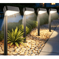 thumbnail image 1 of BLITZWILL Solar Pathway Lights Outdoor, 8 Pack Solar Landscape Path Lights,Bright Auto On/Off Waterproof,for Yard Patio Walkway Driveway Pathway,White, 1 of 7