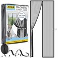 thumbnail image 1 of AUGO Magnetic Screen Door - Self Sealing, Heavy Duty, Hands Free Mesh Partition Keeps Bugs Out - Pet and Kid Friendly - Patent Pending Keep Open Feature - 34 Inch x 81 Inch, 1 of 6