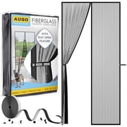 AUGO Magnetic Screen Door - Self Sealing, Heavy Duty, Hands Free Mesh Partition Keeps Bugs Out - Pet and Kid Friendly - Patent Pending Keep Open Feature - 38 Inch x 81 Inch