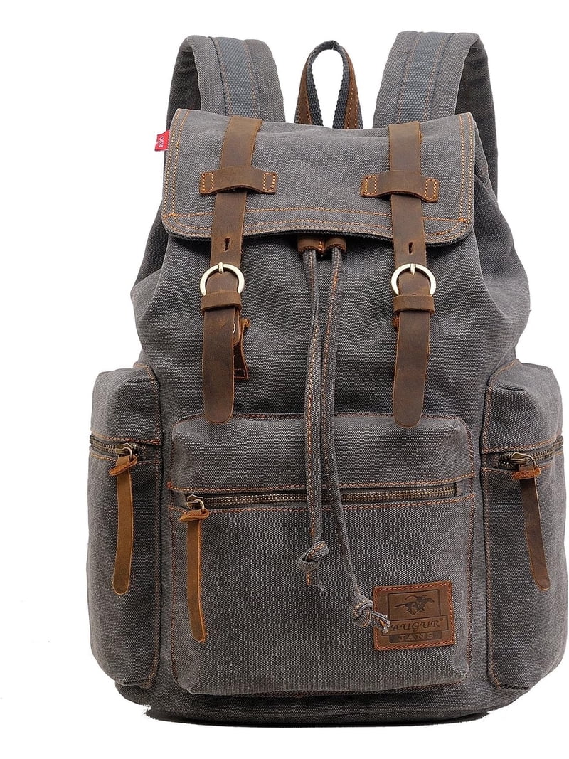 AUGUR High Capacity Canvas Vintage Backpack 30L - Laptop Compartment, Unisex  - Walmart.com