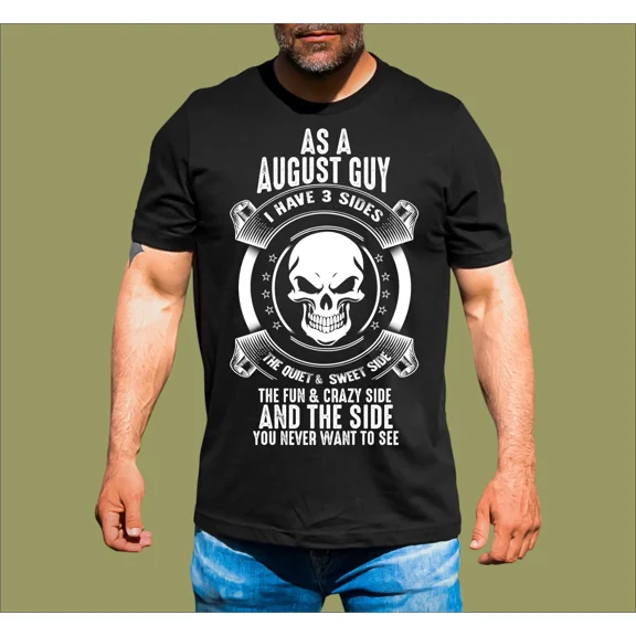 AUGUST GUY BIRTHDAY T-SHIRT