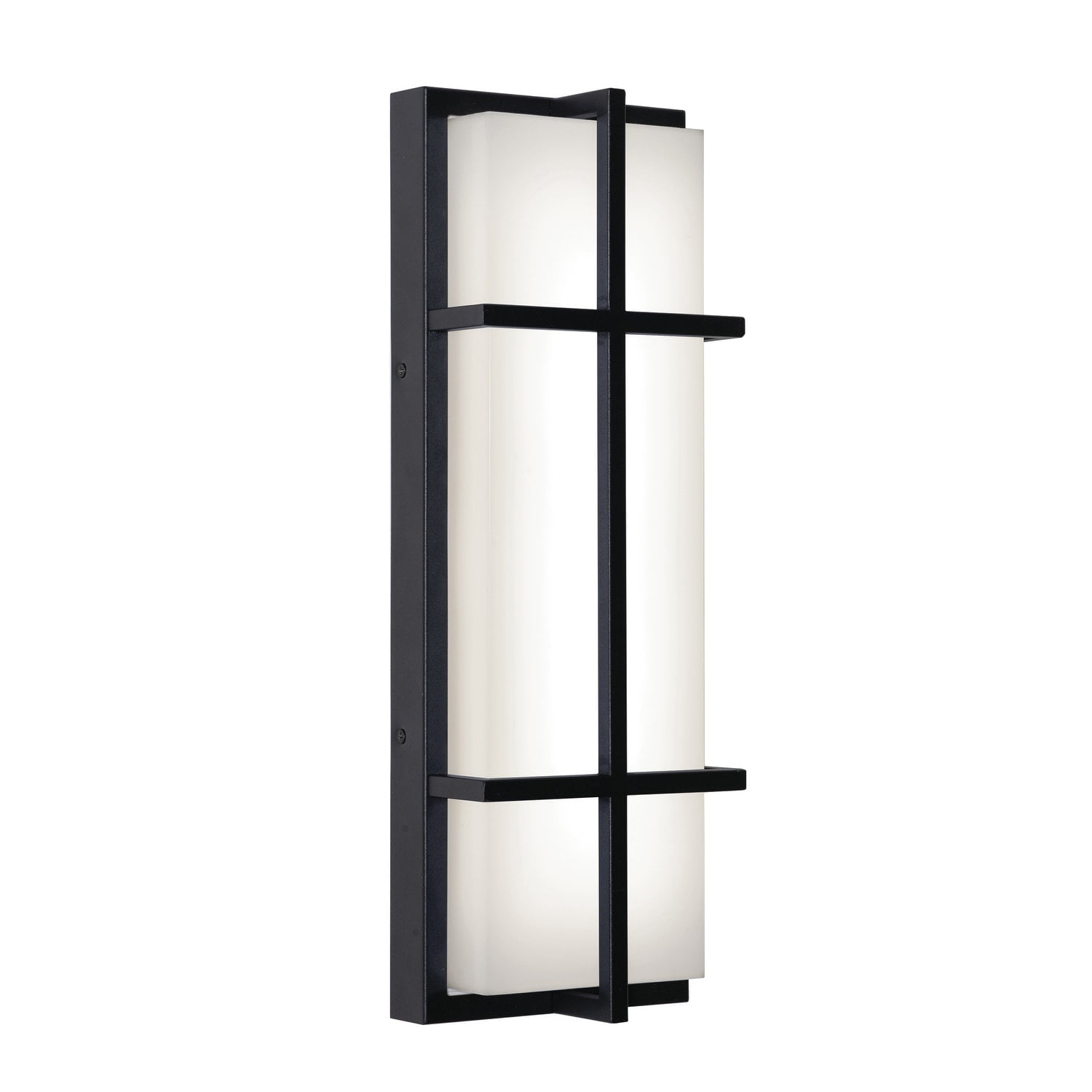 August Black Aluminum LED Outdoor Wall Sconce - 20 Inches