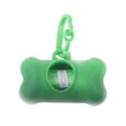 thumbnail image 1 of AUHomi 1 PC Dog Poop Bag, Bone Shaped Poop Bag Dispenser, Pet Waste Disposal Bag Dispenser With Waste Bag (15 Bags, Green), 1 of 8