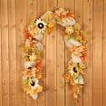 thumbnail image 1 of AUHomi 5.92FT Fall Garland, Hung Vines Fall Decorations, Long-Lasting Color Retention, Fall Leaf Garland Artificial Maple Leaves Sunflowers, for Door, Study Room, Porch Wall (1PC, D), 1 of 7