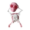 thumbnail image 1 of AUHomi Dancing Skeleton Toy, 3D Fun Swinging Wind Up Skeleton Desktop Spring Clockwork Toy for Desk Decoration and Stress Relief (1PC, Pink and White), 1 of 8