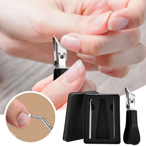 AUHomi Eagle Beak Beveled Nail Clippers, 1 Sets of Eagle Beak Beveled Nails Clippers, Oblique Ingrown Toenails Clipper, Beveled Nail Clipper, for Thick Nails, Seniors & Ingrown Care