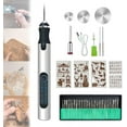 thumbnail image 1 of AUHomi Engraving Pen, Rechargeable Cordless Electric Micro Engraver Pen, Mini DIY Engraving Tool Kit for Metal Glass Ceramic Plastic Wood Jewelry, with 30 Bits, Beginner Friendly (Silver), 1 of 9
