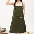 thumbnail image 1 of AUHomi Extra Large Aprons for Men, Adjustable Button Apron with Pockets, Chef Cooking Kitchen Aprons Women, Water & Oil Resistant, Easy to Clean, 1 of 8