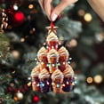 thumbnail image 1 of AUHomi Funny Christmas Tree Ornament, Coffee Christmas Ornaments Acrylic Christma Tree Decorations Hanging Pendant, Adults Men Friend Dad Xmas Ornaments Home Decor Gifts, 1 of 9