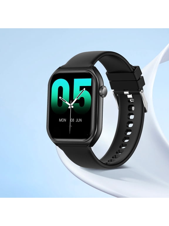 Magnetic Charging Smart Watch, Advanced Sports and Fitness Tracking, Full Screen Control Outdoor Multifunctional Sports And Fitness Bluetooth Call Intelligent Reminder Smartwatch, Black