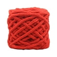 thumbnail image 1 of AUHomi Plush Chenille Chunky Yarn for Crocheting 100g(3.5oz), Bulky Thick Fluffy Yarn for Knitting, Soft Velvet Blanket Knitting Blanket Yarns (Wine Red, 1PC), 1 of 5