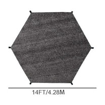 AUHomi Trampoline Shade Cover,Outdoor Trampoline Cover 8ft 10ft 12ft 14ft Sun Protection Trampoline Sun Shade Cover,Easy to Install,for Backyard Playground(6-14 FT 6/8 Poles)