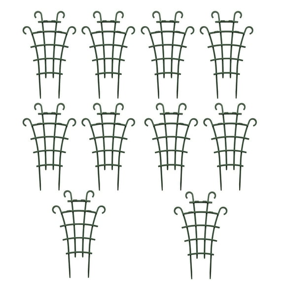AUHomi Trellis for Potted Plants, Stackable Small Indoor Plant Trellis for Climbing Plants, Outdoor for Vine Ivy Houseplants Flower Plant Support, Mini Plant Trellis Garden Trellis,10 Pack