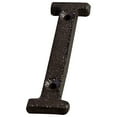 thumbnail image 1 of AUHomi Vintage Decorative, Cast Iron Metal Alphabet Letters Wall Sign, Elegant Black Brown Finished, Hanging Address Name Sign, Creative DIY House Letter, Letter 'I', 1 of 9