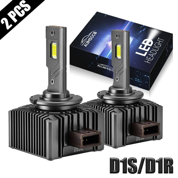 AUIMSOCO D1S D1R led Headlight Kit Bulbs 180W 8000LM 6000K White Replace Conversion Lamp 300% Brighter Plug-N-Play