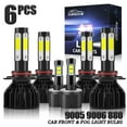 thumbnail image 1 of AUIMSOCO For Chevy Silverado 1500 2500 HD 1999-2002 - 6x LED Headlights + Fog Light Bulbs Easy Install Plug-N-Play, 1 of 14