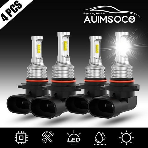 AUIMSOCO High Low beam Bulbs 9005+9006 For International Truck Pro Star Prostar 2008-2016 Easy Install Plug-N-Play