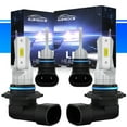 thumbnail image 1 of AUIMSOCO LED Headlight bulbs, 9005 9006 Combo for GMC Canyon SLE Cab Pickup (2004 2005 2006 2007 2008 2009 2010 2011 2012), 300% Brighter 6500K White, Plug and Play, 99% Canbus Ready, Pack of 4, 1 of 8