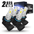 thumbnail image 1 of AUIMSOCO Led Headlight Combo 9005+9006 Hi/Lo Bulbs Pack of 4 6000k Cool White Lights 8000 Lumens Kit Canbus No Error 300% Brighter For Nissan 300ZX 1990-1996, 1 of 12