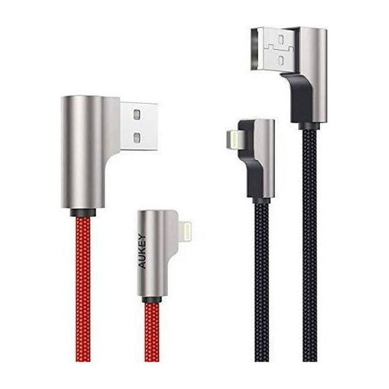 GEEK MONKEY - Câble USB-A 2.1 compatible IPhone Lightning - Charge rapide -  1 mètre - Blanc