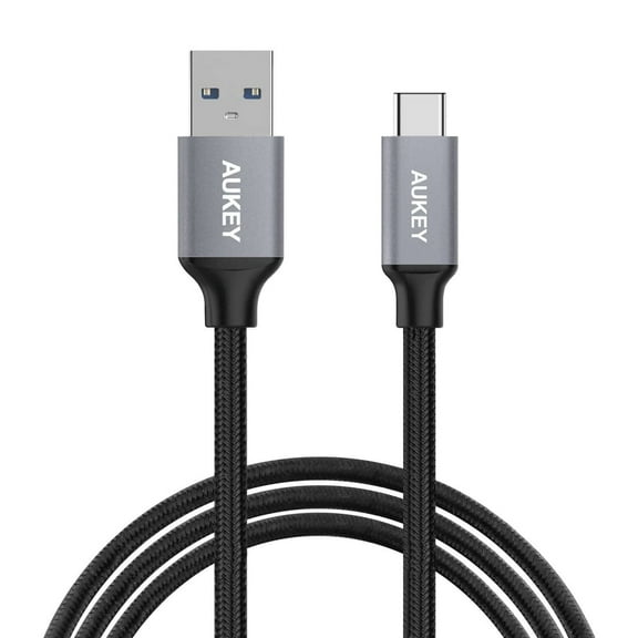 AUKEY CB-CD2 3.3ft USB-C to USB 3.0 Quick Charge 3.0 High Performance Nylon Braided Cable