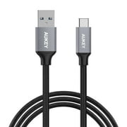 AUKEY CB-CD2 3.3 قدم USB-C إلى USB 3.0 شحن سريع 3.0 كابل مضفر نايلون عالي الأداء
