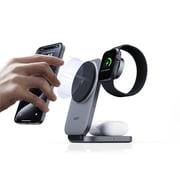 AUKEY LC-MC312 MagFusion Z Qi2 Mfw Certified 3-in-1 15W Foldable Magnetic Fast Wireless Charging Station