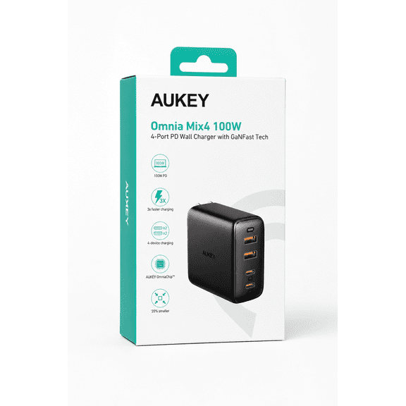 AUKEY PA-B7 Omnia Mix4 100W USB-C Charger