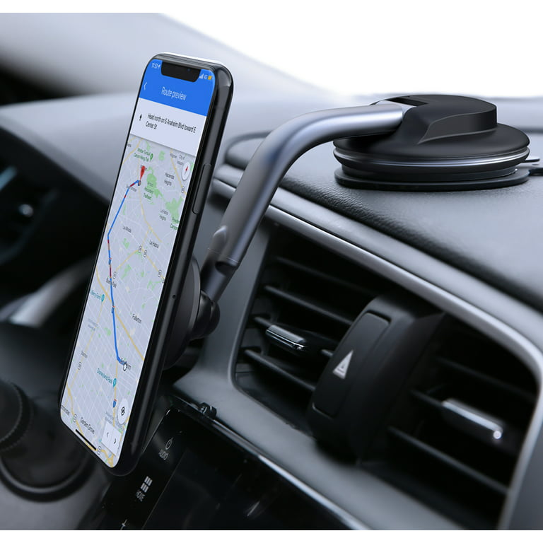 AUKEY Phone Holder for Car 360 Degrees, Phone Mount HD C49, Gray