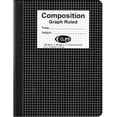 thumbnail image 1 of AUKSales Composition Notebook 9-3/4" x 7-1/2", Graph Ruled | Case Pack of 48 | Black Marble Cover 100 Sheets | Ideal for bulk buyers, retailers and wholesalers | Black, 1 of 4
