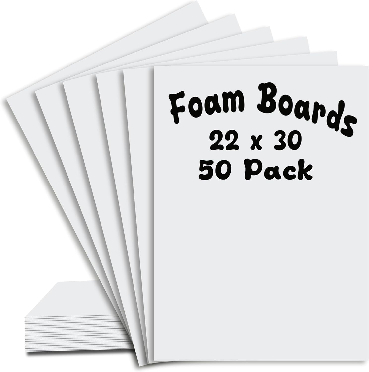 AUKSales Foam Board, 20 x 30 Inche 5mm Thickness, Poster Board