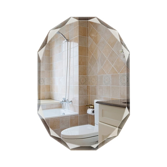 AUKTOPT 30'' x 40'' Beveled Edge Bathroom Vanity Mirror, Wall Mounted Mirror, Oval
