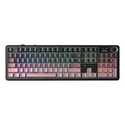 AULA F108 Pro, 104-Key Wireless Hot Swappable Mechanical Gaming Keyboard, RGB, Knob, 8000 mAH Battery, Digital Screen