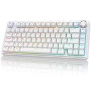 AULA F75 75% Wireless Mechanical Gaming Keyboard, Hot Swappable, RGB Backlit, BT5.0/2.4GHz/Type-C, Pre-lubed Reaper Switches
