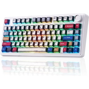AULA F75 81-Key Wireless Hot Swappable Mechanical Gaming Keyboard, RGB, Knob, 4000 mAH Battery, Normal/ Patterned Keycap