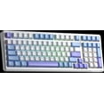thumbnail image 1 of AULA F99 99-Key Wireless Mechanical Gaming Keyboard, RGB Illuminated, Tri-Mode, Hot-Swappable, Compact 96%, 10-Key Pad, USB-A, Blue/Purple/White, 1 of 8