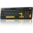 thumbnail image 1 of AULA F99 Pro, 99-Key, Wireless, Hot Swappable, Mechanical Gaming Keyboard, RGB, 5-Layer Padding, 8000 mAh Battery, Knob, 1 of 5